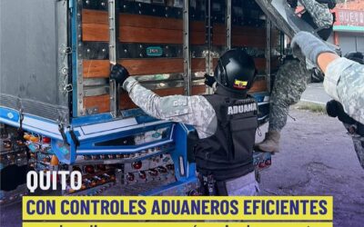 Aduana del Ecuador realiza operativos permanentes